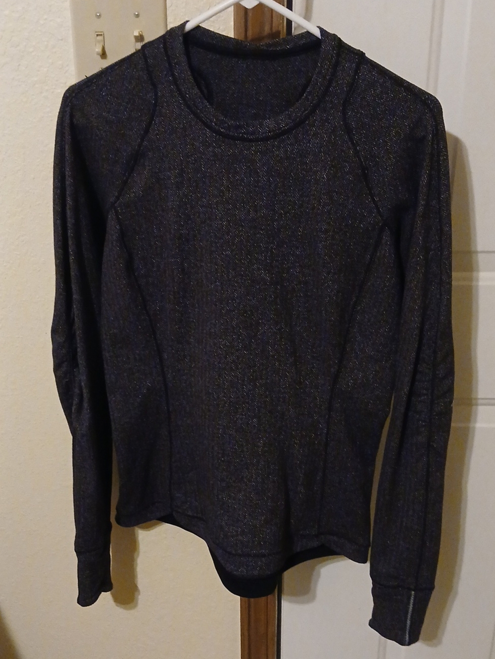 lululemon athletica Dark Gray Heather Performance Top